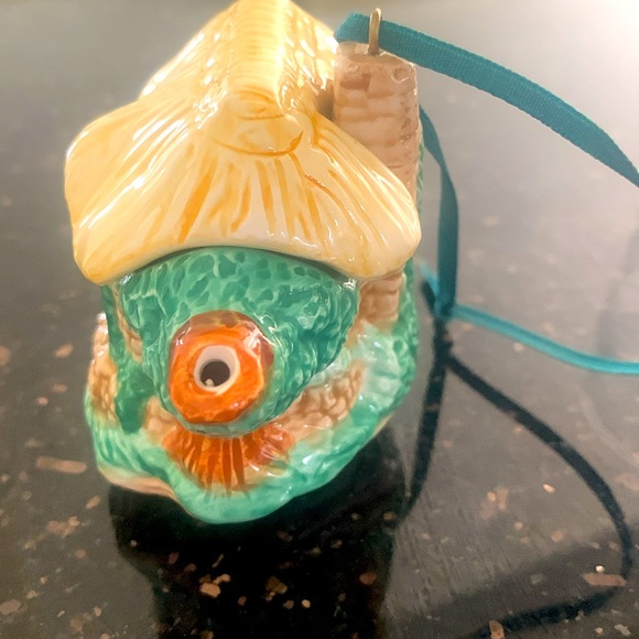 Hallmark 1995 mini teapot hanging ceramic decoration - Picture 3 of 6